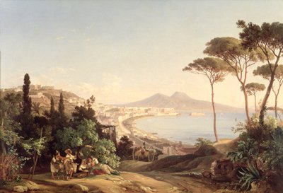 Vue de Naples, 1837-38 - Carl Wilhelm Goetzloff